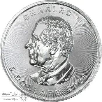 مدال 5 دلار چارلز سوم 2024 - PF68 - کانادا
