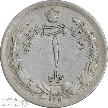 سکه 1 ریال 1311 - EF40 - رضا شاه