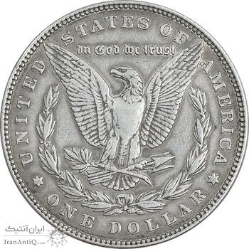 سکه یک دلار 1884 مورگان - EF40 - آمریکا