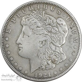 سکه یک دلار 1921S مورگان - EF40 - آمریکا
