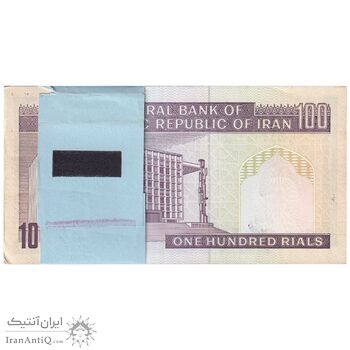 بسته اسکناس 100 ریال (نمازی - نوربخش) - فیلیگران امام - شماره بزرگ - UNC - جمهوری اسلامی