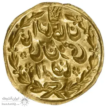 سکه پولکی طلا امام رضا (ع) - AU - قاجار