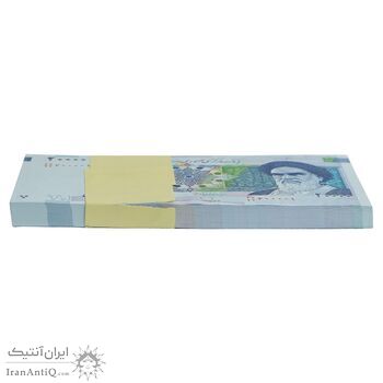 بسته اسکناس 20000 ریال (طیب نیا - سیف) بادگیر - شماره قرینه - UNC - جمهوری اسلامی