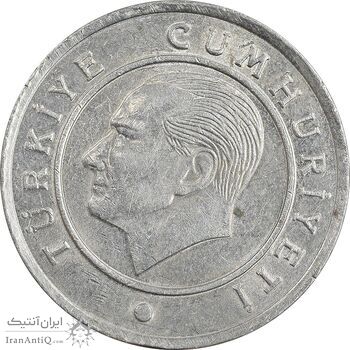 سکه 25 کروش 2017 جمهوری - AU58 - ترکیه