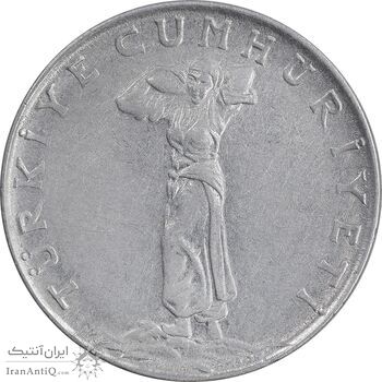 سکه 25 کروش 1964 جمهوری - AU50 - ترکیه