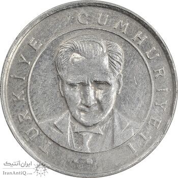 سکه 25 ینی کروش 2005 جمهوری - EF45 - ترکیه