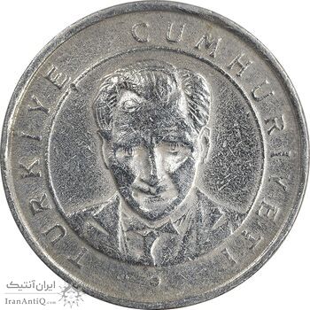 سکه 25 ینی کروش 2005 جمهوری - EF40 - ترکیه