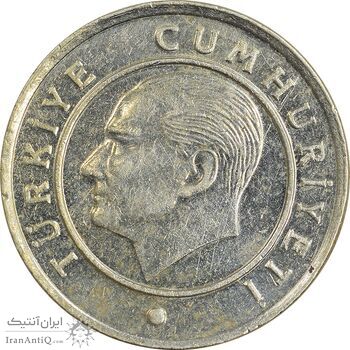 سکه 10 کروش 2021 جمهوری - AU55 - ترکیه