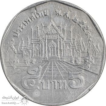 سکه 5 بات 2016 رامای نهم - EF45 - تایلند