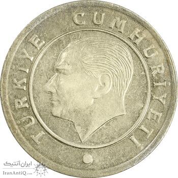 سکه 1 لیر 2023 جمهوری - تیپ دو - EF45 - ترکیه