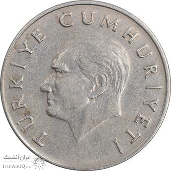 سکه 100 لیر 1987 جمهوری - AU50 - ترکیه