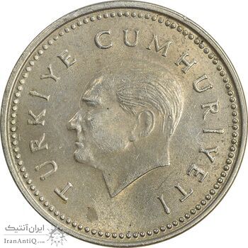 سکه 1000 لیر 1993 جمهوری - AU58 - ترکیه