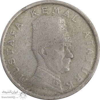 سکه 100000 لیر 2000 جمهوری - هفتاد و پنجمین سالگرد جمهوری ترکیه - EF40 - ترکیه