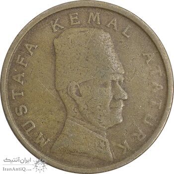 سکه 100000 لیر 1999 جمهوری - هفتاد و پنجمین سالگرد جمهوری ترکیه - VF35 - ترکیه