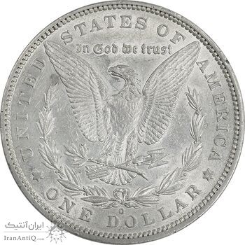 سکه یک دلار 1881O مورگان - AU55 - آمریکا