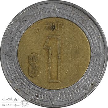 سکه 1 پزو 2007 ایالات متحده - EF45 - مکزیک سکه 1 پزو 2007 ایالات متحده - EF45 - مکزیک