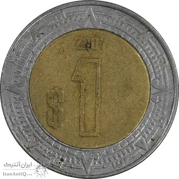 سکه 1 پزو 2007 ایالات متحده - EF45 - مکزیک