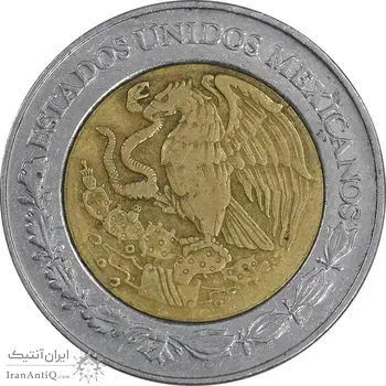 سکه 2 پزو 2002 ایالات متحده - EF45 - مکزیک