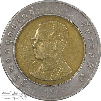 سکه 10 بات 1989 رامای نهم - EF45 - تایلند سکه 10 بات 1989 رامای نهم - EF45 - تایلند