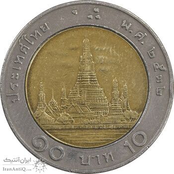 سکه 10 بات 1989 رامای نهم - EF45 - تایلند سکه 10 بات 1989 رامای نهم - EF45 - تایلند