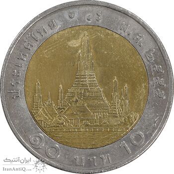 سکه 10 بات 2012 رامای نهم - EF45 - تایلند سکه 10 بات 2012 رامای نهم - EF45 - تایلند