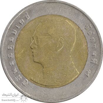 سکه 10 بات 2016 رامای نهم - AU50 - تایلند سکه 10 بات 2016 رامای نهم - AU50 - تایلند