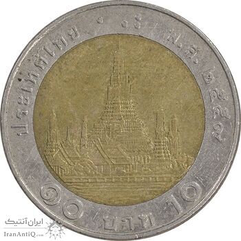 سکه 10 بات 2016 رامای نهم - AU50 - تایلند سکه 10 بات 2016 رامای نهم - AU50 - تایلند