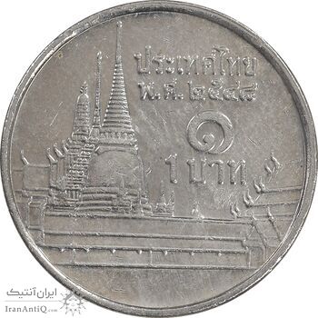 سکه 1 بات 2001 رامای نهم - AU50 - تایلند سکه 1 بات 2001 رامای نهم - AU50 - تایلند