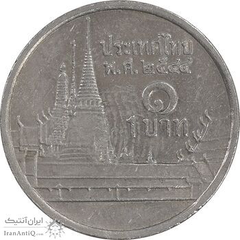 سکه 1 بات 2001 رامای نهم - EF45 - تایلند سکه 1 بات 2001 رامای نهم - EF45 - تایلند