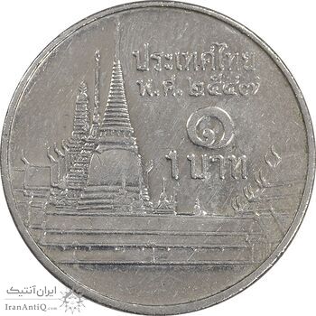 سکه 1 بات 2004 رامای نهم - EF45 - تایلند سکه 1 بات 2004 رامای نهم - EF45 - تایلند