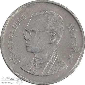 سکه 1 بات 2005 رامای نهم - EF45 - تایلند سکه 1 بات 2005 رامای نهم - EF45 - تایلند