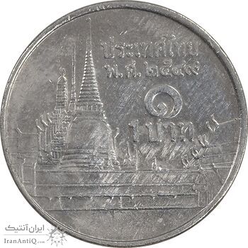 سکه 1 بات 2006 رامای نهم - EF45 - تایلند سکه 1 بات 2006 رامای نهم - EF45 - تایلند