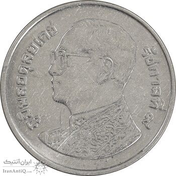 سکه 1 بات 2012 رامای نهم - AU55 - تایلند