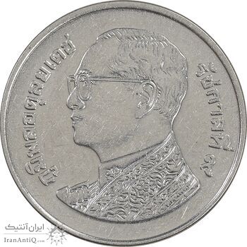 سکه 1 بات 2012 رامای نهم - AU50 - تایلند