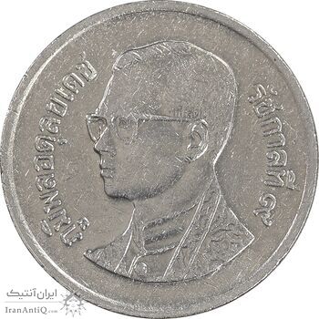 سکه 1 بات 2014 رامای نهم - AU50 - تایلند