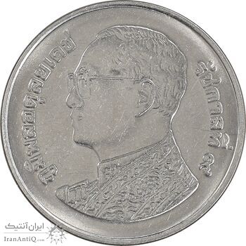 سکه 1 بات 2015 رامای نهم - AU55 - تایلند