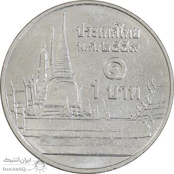 سکه 1 بات 2016 رامای نهم - AU58 - تایلند