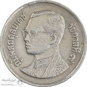 سکه 1 بات 2017 رامای نهم - AU50 - تایلند