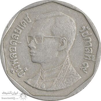 سکه 5 بات 2000 رامای نهم - EF45 - تایلند