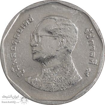 سکه 5 بات 2008 رامای نهم - EF45 - تایلند