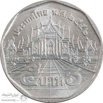 سکه 5 بات 2009 رامای نهم - MS61 - تایلند