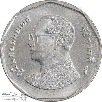 سکه 5 بات 2010 رامای نهم - MS61 - تایلند