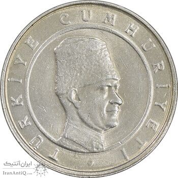 سکه 100000 لیر 2003 جمهوری - AU58 - ترکیه سکه 100000 لیر 2003 جمهوری - AU58 - ترکیه