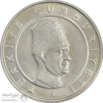 سکه 100000 لیر 2003 جمهوری - AU58 - ترکیه