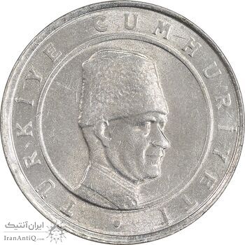 سکه 100000 لیر 2004 جمهوری - MS61 - ترکیه سکه 100000 لیر 2004 جمهوری - MS61 - ترکیه