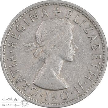 سکه 2 شیلینگ 1962 الیزابت دوم - EF40 - انگلستان