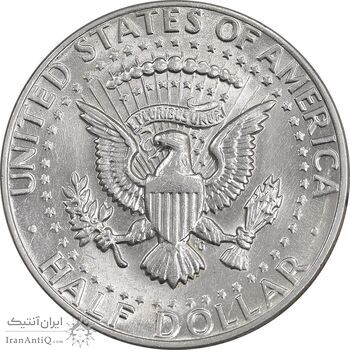 سکه نیم دلار 1974D کندی - MS61 - آمریکا