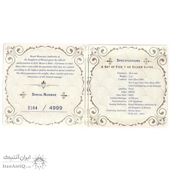 باکس 5 عددی مدال یادبود نقره کلکسیونی - PF63 - گلدکوئست