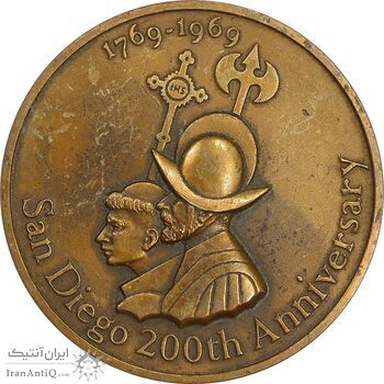 مدال یادبود دویستمین سالگرد سن دیگو - EF - ایالات متحده آمریکا مدال یادبود دویستمین سالگرد سن دیگو - EF - ایالات متحده آمریکا