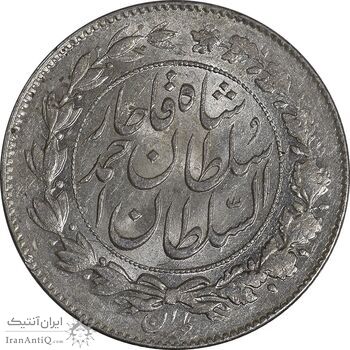 سکه 1000 دینار 1329 خطی - MS62 - احمد شاه سکه 1000 دینار 1329 خطی - MS62 - احمد شاه
